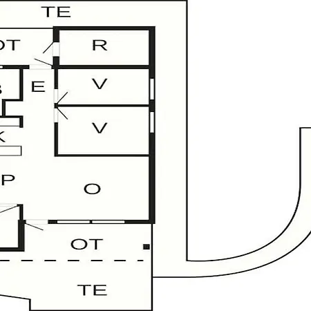 Tatil Evi 6 Person In Blokhus